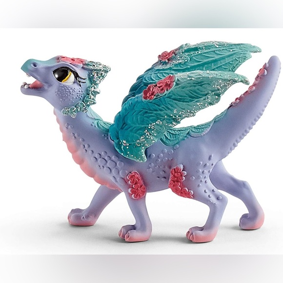 Schleich Bayala - 2 PC Flower Dragon and Baby Toy Set- Durable Fantasy Figures - Picture 5 of 8
